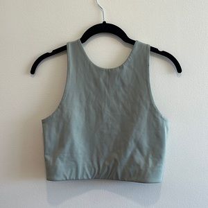 Girlfriend Collective Sage Green Paloma Racerback Bra Size M